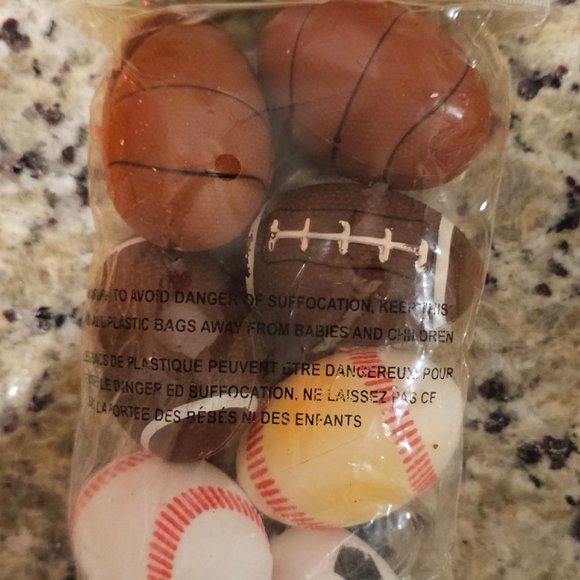 (8) ct Sport Ball Eggs - Picture 2 of 2